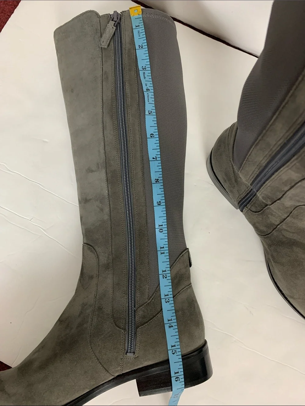 Cole Haan Noelle Gray Knee-High Boots size 9